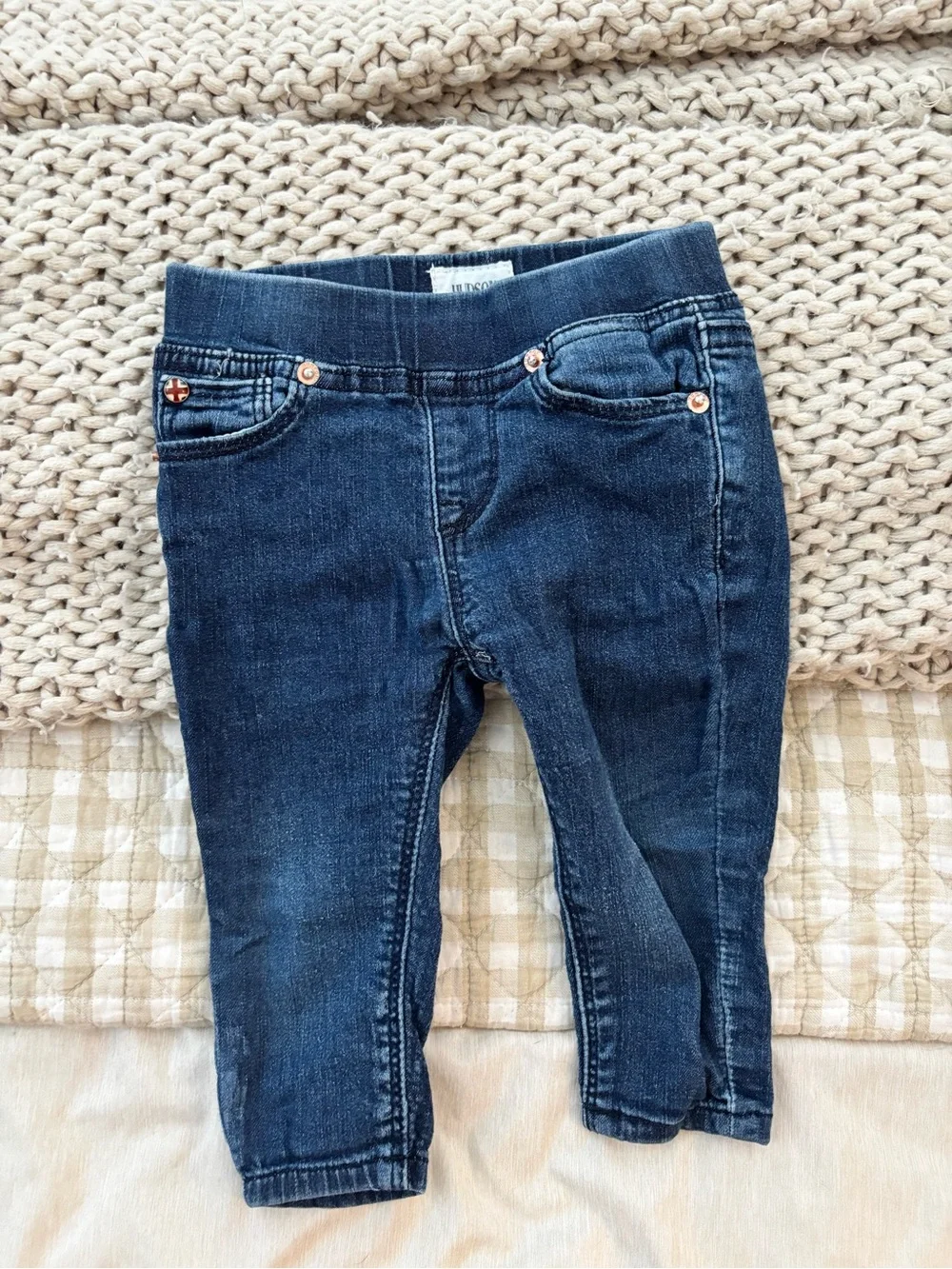 Hudson Jeans indigo blue stretch denim jeggings